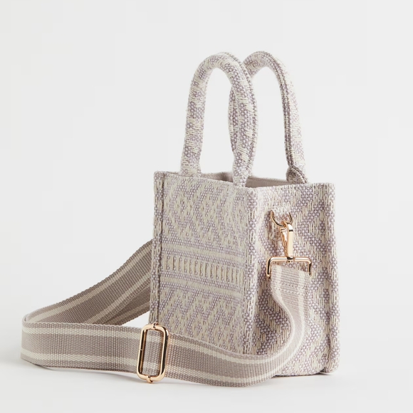 H&M Jacquard Weave Small handbag/Shoulder bag NWT - Picture 2 of 8